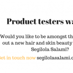 Product testers wanted for skin and hair moisturising oils