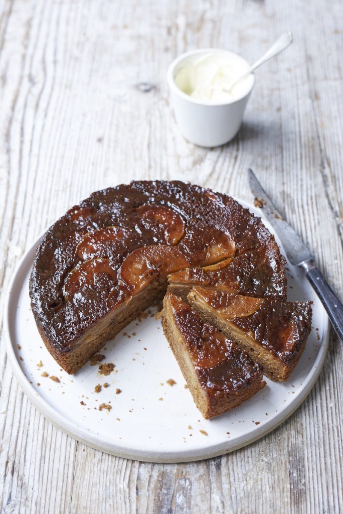 recipe recommendation upside down sticky apple cake the groovy food company