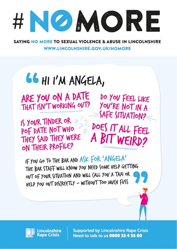 ask for angela campaign blog poster