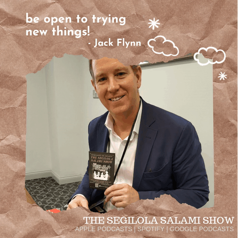 podcast author interview Jack Flynn: Be open to trying new things